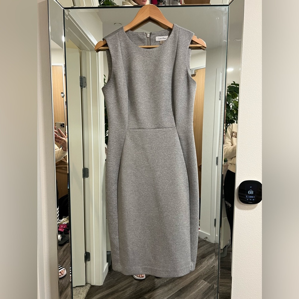 Calvin Klein dress size 6 grey,  great condition